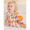 RuffleButts SoftSnooze Baby Girls Ruffle One Piece Convertible Pajamas - 3 of 4