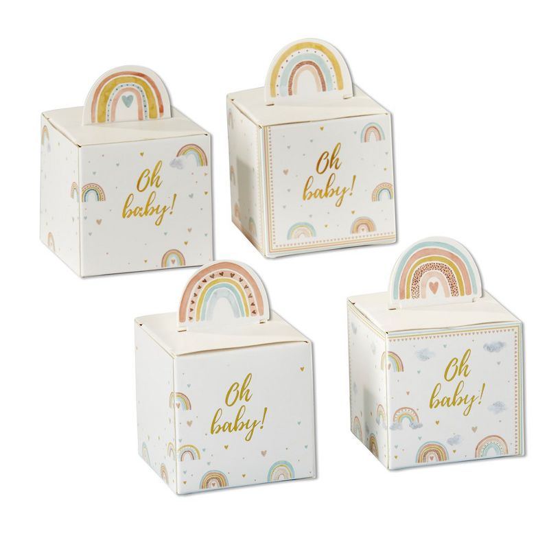 Kate Aspen Boho Rainbow Baby Favor Box (Set of 24) | 28608NA, 1 of 10