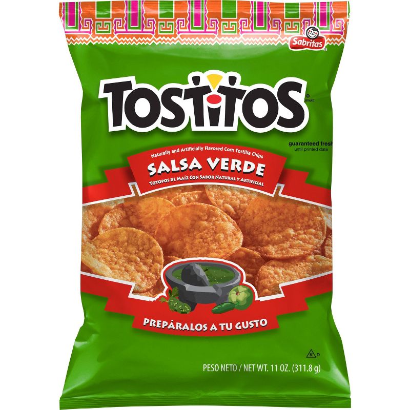 Tostitos Salsa Verde Tortilla Chips - 11oz, 1 of 7