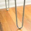 Mid-Century Modern Hairpin-Leg Computer Desk - 4 of 4