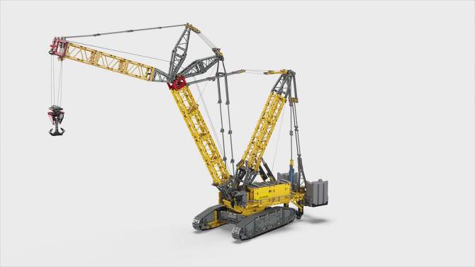 LEGO Technic Liebherr Crawler Crane LR 13000 Building Kit 42146, 2 of 8, play video