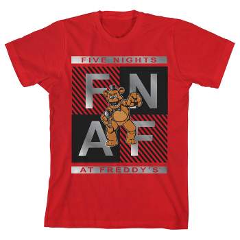 Five Nights at Freddy's Youth Red Graphic Tee