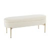 CAVINAS Velvet Storage Ottoman Bench with Button-Tufted Top,Upholstered Storage Ottoman,Storage Benches for Living Room,Bedroom - 4 of 4