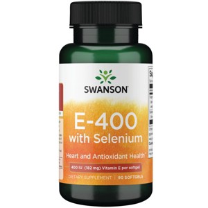 Swanson E-400 with Selenium 90 Softgels. - 1 of 1