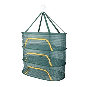 Unique Bargains Single Layer Drying Basket Emerald Green - 1 of 4