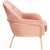 Eleazer Velvet Accent Chair - ACH6202 - Safavieh - 3 of 4