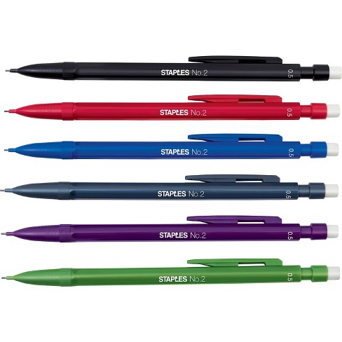 Paper Mate Profile 4pk #2 Mechanical Pencils With Eraser & Refill 0.7mm  Black : Target