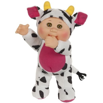 Jazwares Cabbage Patch Kids, Clara Cow Cutie Baby Doll 9"