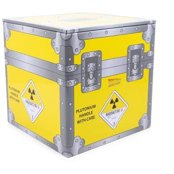 Ukonic Back to the Future Plutonium Crate Tin Storage Box Cube Organizer | 4 Inches