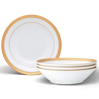 Noritake Crestwood Gold Set of 4 Soup Bowls