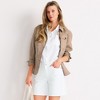 Lands' End Women's Recover Mid Rise 7" Jean Shorts - 4 of 4