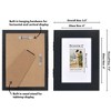 Americanflat 4x6 Picture Frame with Storage - Use as 2x3 Frame for Instant-Print Photos - Storage Frame Holds up to 40 Photos - Black - image 3 of 4