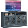 Dark Cyan Medium-Density Fiberboard TV Bracket, Which Also Functions As a Buffet Side Panel, Improving The Taste of Home Decoration, dark cyan - 3 of 4