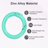 Unique Bargains Metal Spring O Rings Zinc Alloy Durable Multipurpose Lightweight Buckle 5/8 Inch - 2 of 4