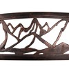 Metal Garden Bench, Mountain View - 3 of 3