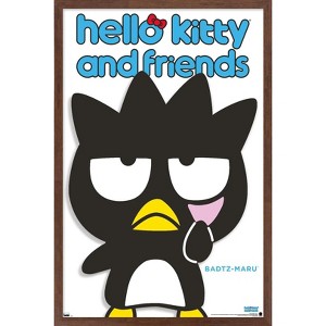 Trends International Hello Kitty and Friends: Hello - Badtz-Maru Feature Series Framed Wall Poster Prints - 1 of 4