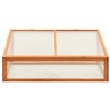 vidaXL Greenhouse Orange Solid firwood with PC board Medium - 2 of 4