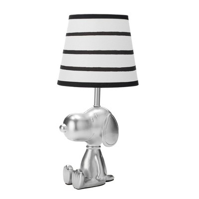 Lambs & Ivy Classic Snoopy Lamp with Shade & Bulb (Includes CFL Light Bulb)