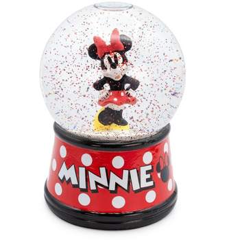 Silver Buffalo Disney Minnie Mouse Light-Up Collectible Snow Globe | 6 Inches Tall