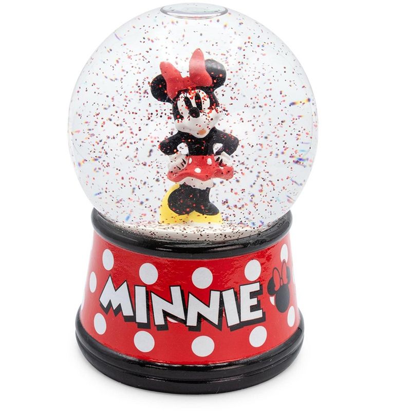 Silver Buffalo Disney Minnie Mouse Light-Up Collectible Snow Globe | 6 Inches Tall, 1 of 8