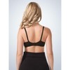 Leading Lady Women's The Dorothy - Underwire Maternity to Nursing T-Shirt Bra (4029) Black 38DDD - 3 of 4