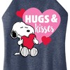 Women's - Peanuts - Snoopy Hugs And Kisses Graphic High Neck Tank - 2 of 4