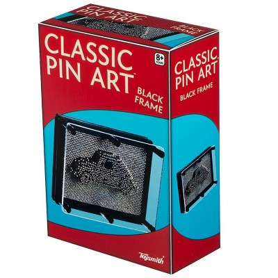 Classic Pin Art Fidget Sensory Office Desktop Gift (Black), 5x7 (1093)