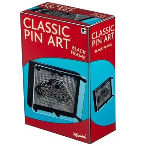 Classic Pin Art Fidget Sensory Office Desktop Gift (Black), 5x7 (1093) - 1 of 2