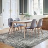 Modern Machine Washable Farmhouse Large Rug 8x10 Indoor Area Rug Low Pile Non Slip Distressed Floor Cover Ultra Soft Non-Shedding Aesthetic Carpet - 3 of 4