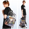 Clear Heavy Duty PVC Transparent Backpack - Extra Large Size with Reinforced Straps, Ideal for College - 3 of 4