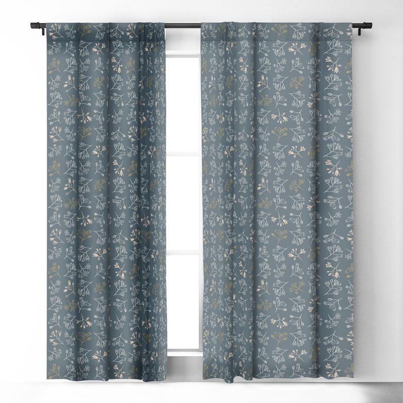 Wagner Campelo CONVESCOTE Blue Single Panel Sheer Window Curtain - Deny Designs, 2 of 4