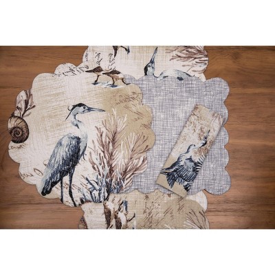 Tan Coastal Cotton Runner with Reversible Design