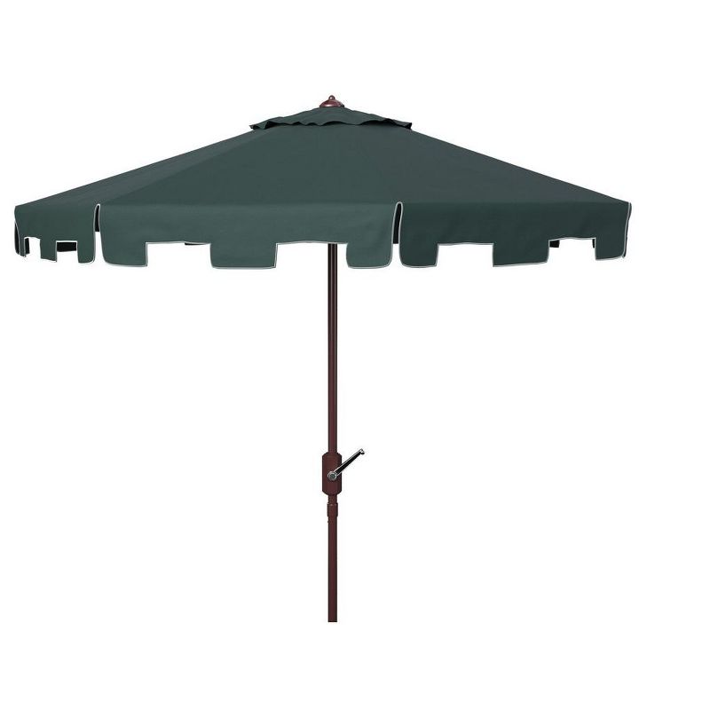 Zimmerman 11Ft Round Market Patio Outdoor Umbrella  - Safavieh, 1 of 2