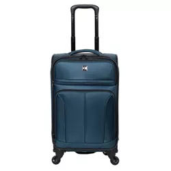 Skyline Softside Carry On Spinner Suitcase - Teal