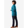 Roaman's Women's Plus Size Cowl Neck Thermal Tunic - 4 of 4