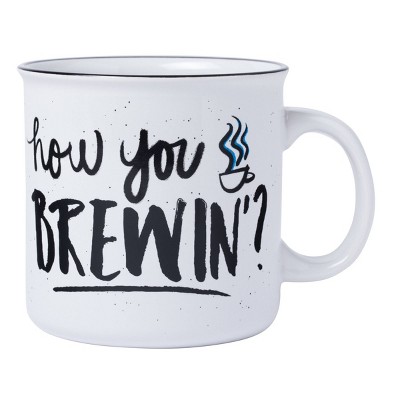 Friends 20oz Ceramic How You Brewin' Camper Mug - Silver Buffalo