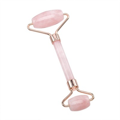 Zoe Ayla Luxurious Rose Quartz Facial Roller - 1ct