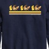 Boys' - Pokémon - Pikachu Eevee Friends Retro Stripe Graphic Long Sleeve Fleece Sweatshirt - 2 of 4