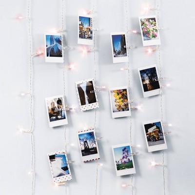 Photo Display Instant Wall Hanging String With Clips 3M Self