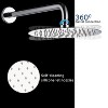 CASAINC 1-Spray Patterns Round 10 Inches Wall Mount Dual Shower Heads with Handheld and Tub Faucet - 3 of 4
