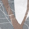 iDESIGN Forest Shower Curtains White/Brown: Polyester, Botanical Pattern, Easy Care - 4 of 4