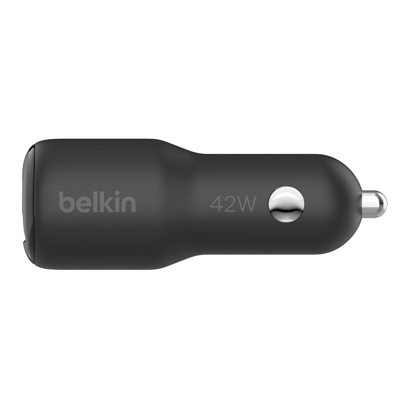 Belkin® 42-Watt Dual-USB Car Charger, 2 of 9