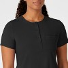 Wink RENEW Women's Mandarin Collar Tuck-In Scrub Top, 5X. - 2 of 4