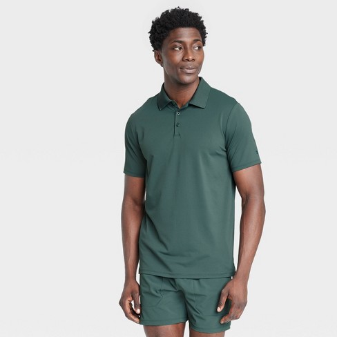 Men's Textured Polo Shirt - All In Motion™ - image 1 of 3