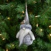 Northlight Nordic Santa Claus Gnome Christmas Ornament - 7.75" - Gray - 2 of 4