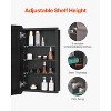 VEVOR Medicine Cabinet, 16.5 x 27.5 inch, Medicine Cabinet for Bathroom with Mirror,  Aluminum Frame, 3-layer Adjustable Shelves, Black - 4 of 4
