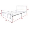 CAVINAS Heavy-Duty Metal Platform Bed Frame with High Headboard, Noise-Free Twin Size Bed Frame with Under-Bed Storage (No Box Spring Needed) - 3 of 4