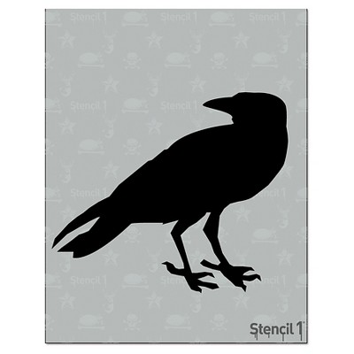 Stencil1 Raven - Stencil 8.5" x 11"