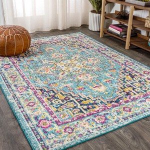 Brooklyn Geometric Medallion Area Rug  - JONATHAN Y - 1 of 4