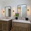 LLHZSY Minimalist Dimmable LED Bathroom Vanity Light Bar Wall Sconce-Champagne Gold - 3 of 4